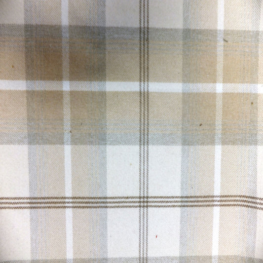 Balmoral Curtain Fabric Natural