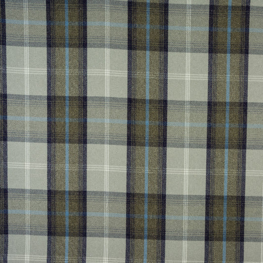 Balmoral Curtain Fabric Oxford Blue