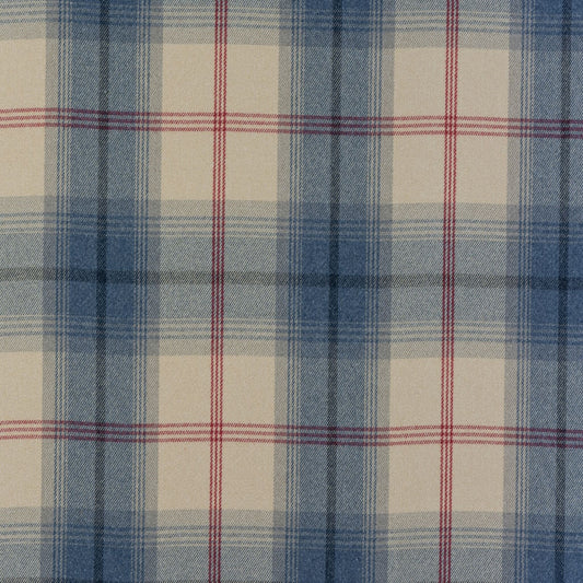 Balmoral Curtain Fabric Royal