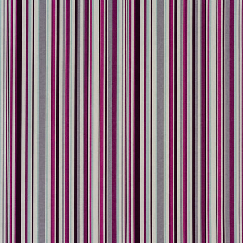 Fryetts Goa Stripe Fabric Berry