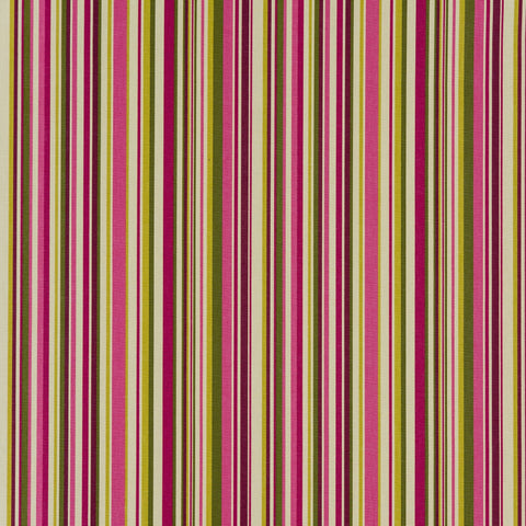 Fryetts Goa Stripe Fabric Fuchsia