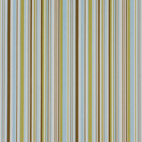 Fryetts Goa Stripe Fabric Sky