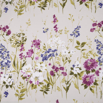 iLiv Wild Meadow Curtain Fabric Magenta