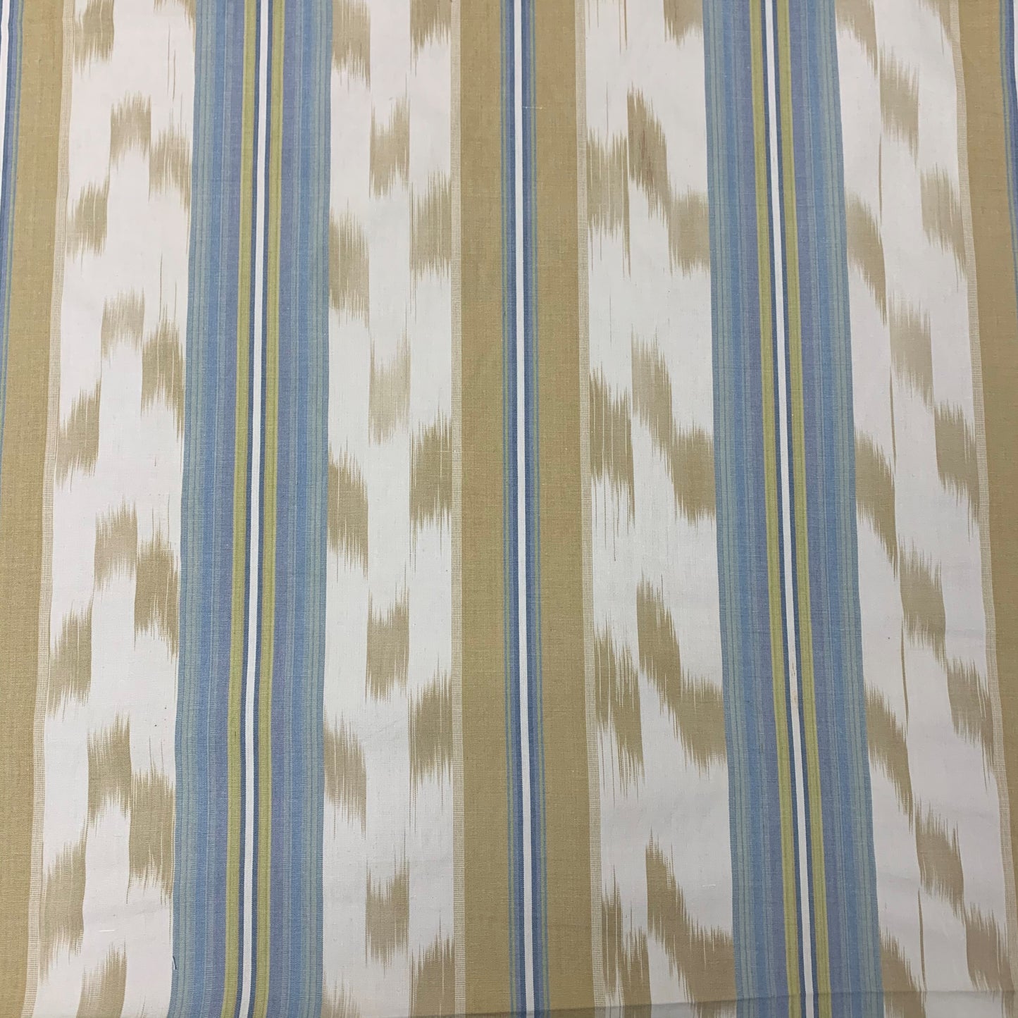 Schumacher Designer Flame Stripe Sand/Marine