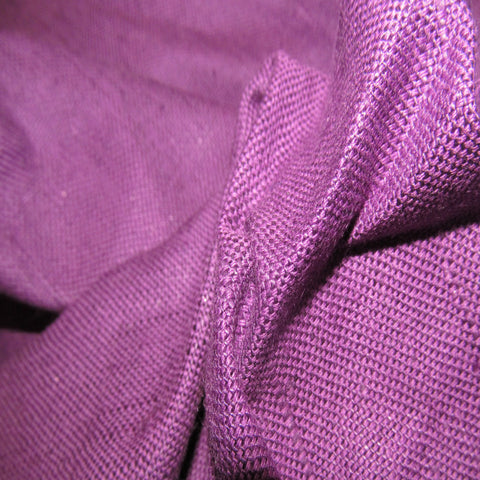 Irish Linen Plain Natural Curtain Fabric Purple