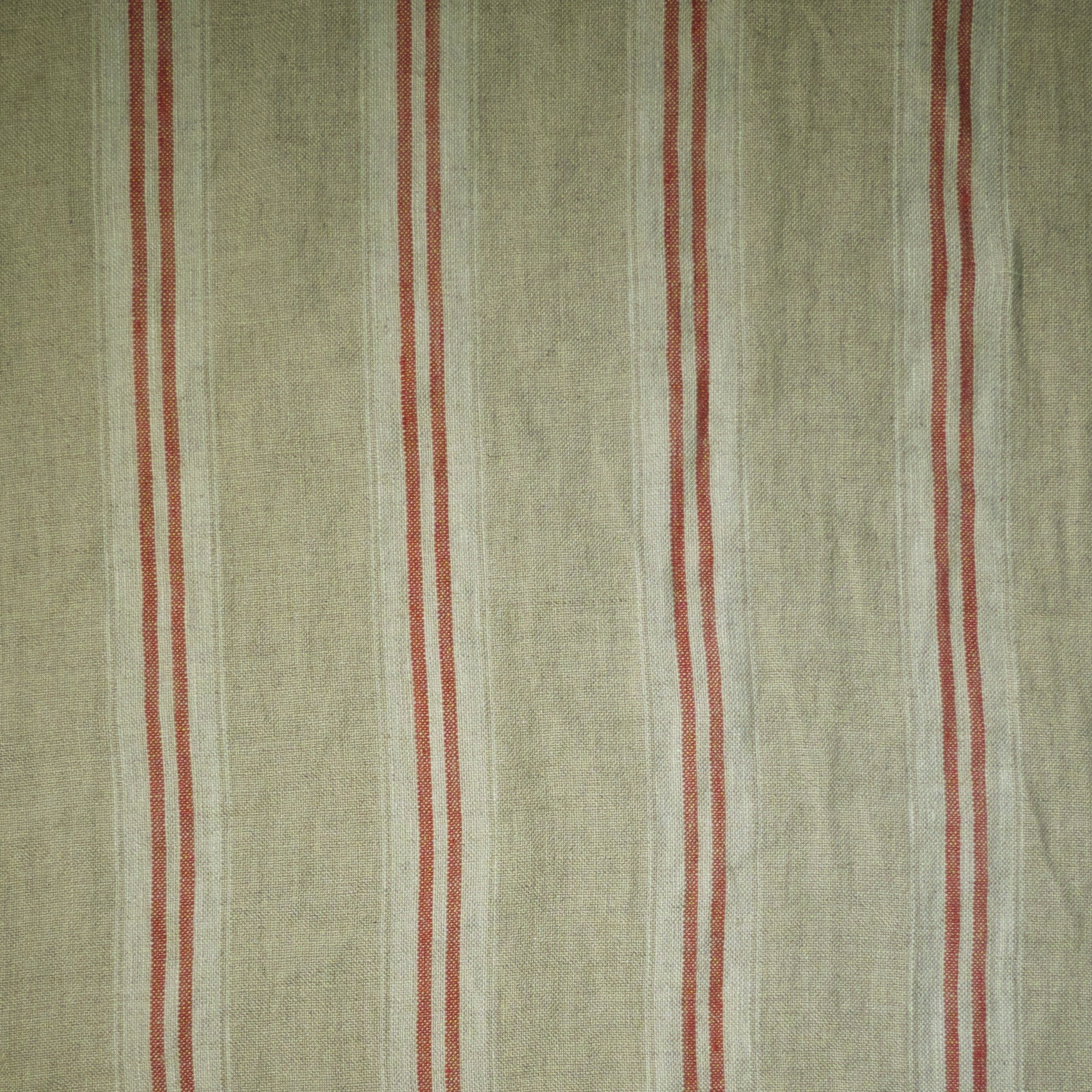 Red Linen Distressed Striped Washed Linen Red – The Curtain Factory Outlet
