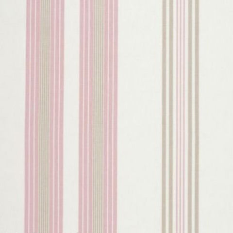 Clarke & Clarke Lulu Stripe Curtain Fabric Taupe