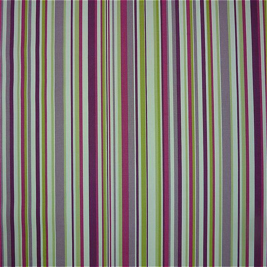 Funky Stripes Curtain Fabric Purple