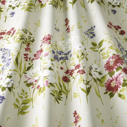 iLiv Wild Meadow Curtain Fabric Magenta