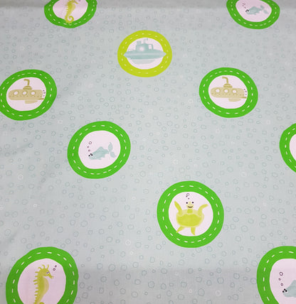 Casadeco Surprise Mer Vert Turquoise - Whole Roll 60m