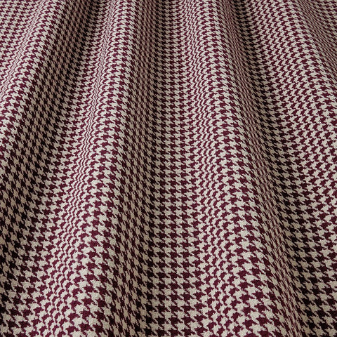 iLiv Fire Retardant Houndstooth Mulberry