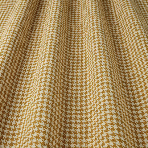 iLiv Fire Retardant Houndstooth Mustard