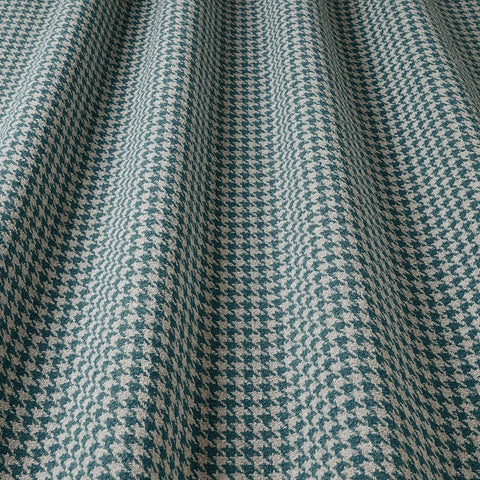 iLiv Fire Retardant Houndstooth Ocean