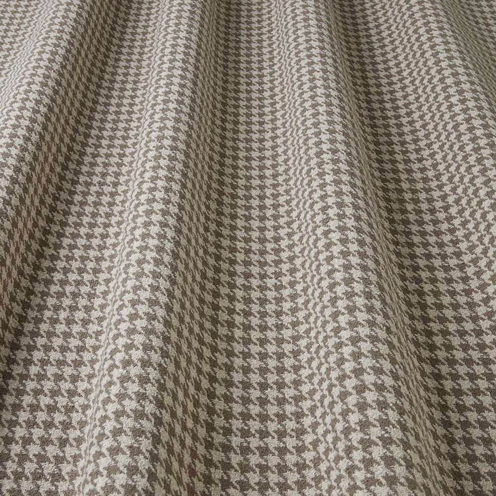 iLiv Fire Retardant Houndstooth Truffle