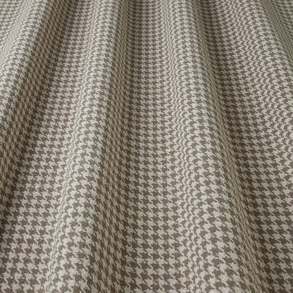 iLiv Fire Retardant Houndstooth Truffle