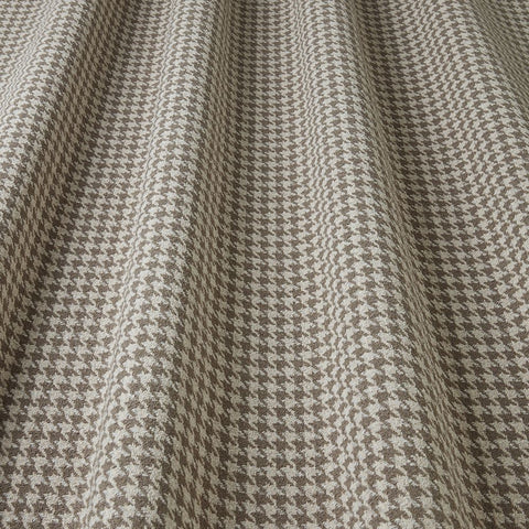 iLiv Fire Retardant Houndstooth Truffle