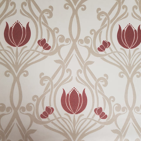 iLiv Lalique Curtain Fabric Ruby