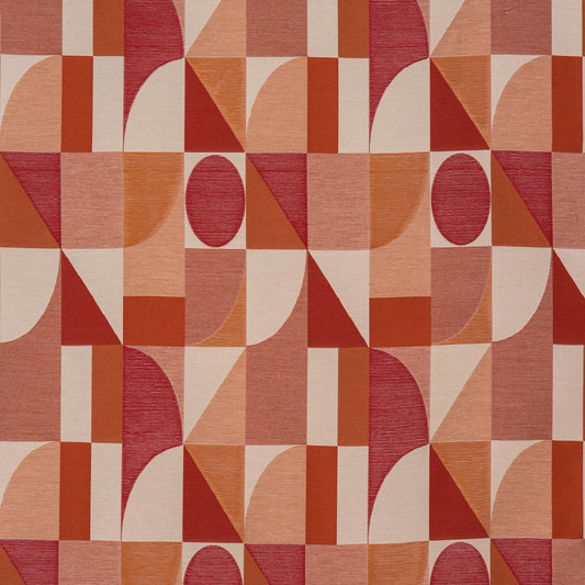 Capri Burnt Orange Fabric by the Metre by Fryetts – Curtains Made