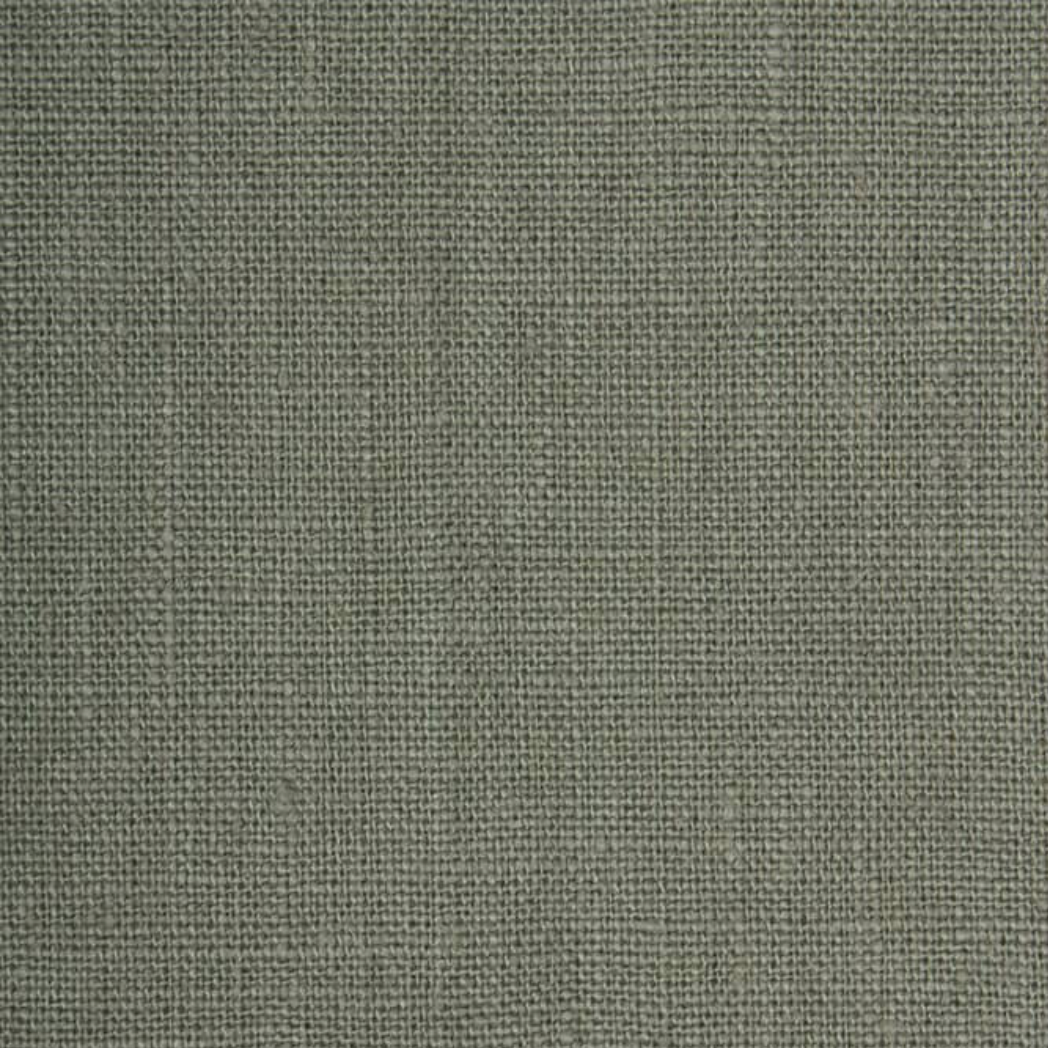 Soft Draping Linen Curtain Fabric Teal Grey