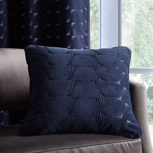 Clarke & Clarke Lucca Cushion Midnight