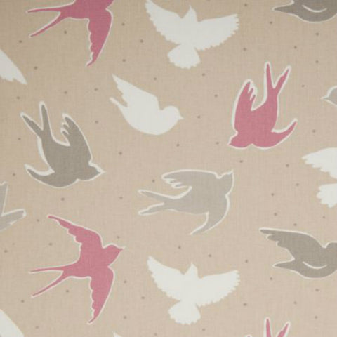 Clarke & Clarke Seabirds Curtain Fabric Sand