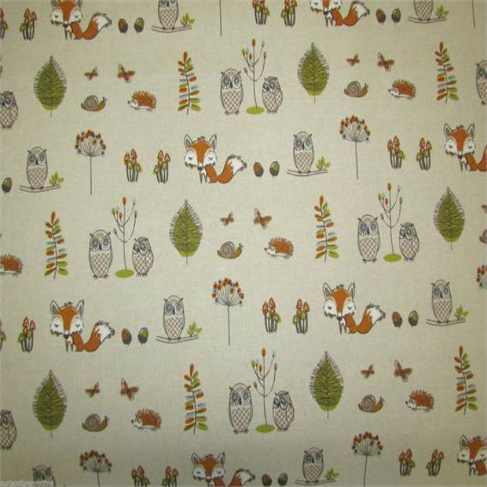 Fryetts Woodlands Fox Curtain Fabric
