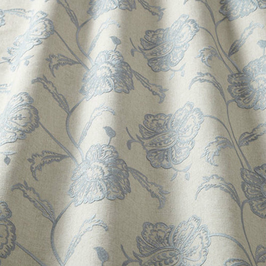 iLiv Chantilly Curtain Fabric Wedgewood