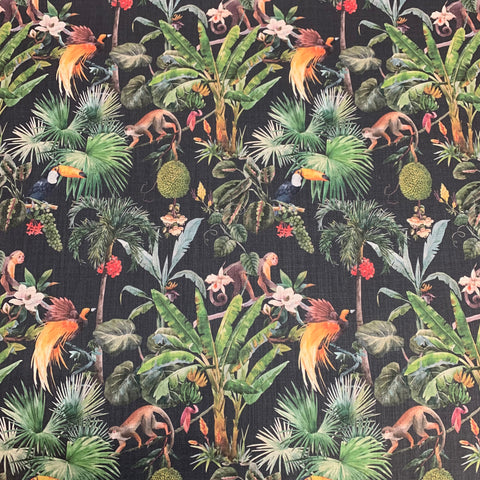 Tropical Paradise English Heritage Linen Blend Fabric