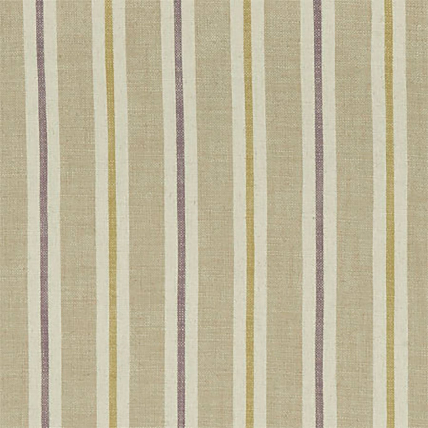 Clarke and Clarke Sackville Stripe Heather/Linen