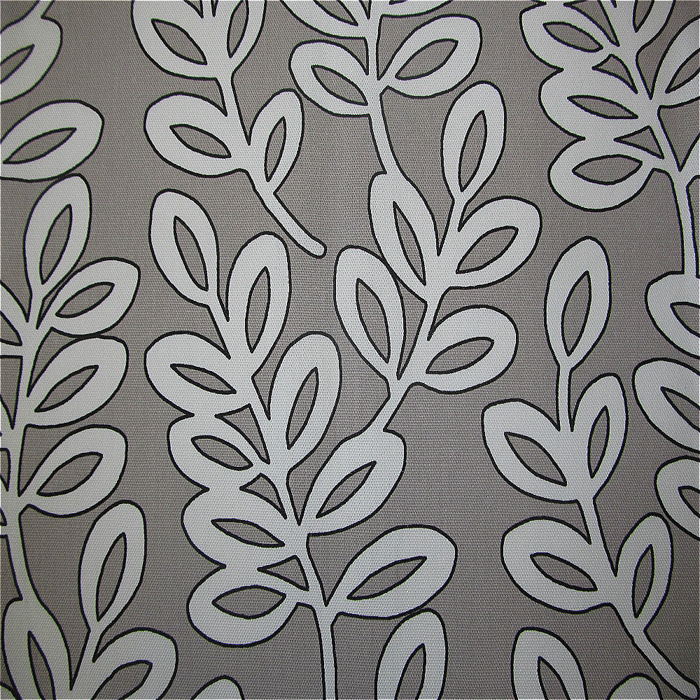 iLiv Scandinavian Leaves Curtain Fabric Latte