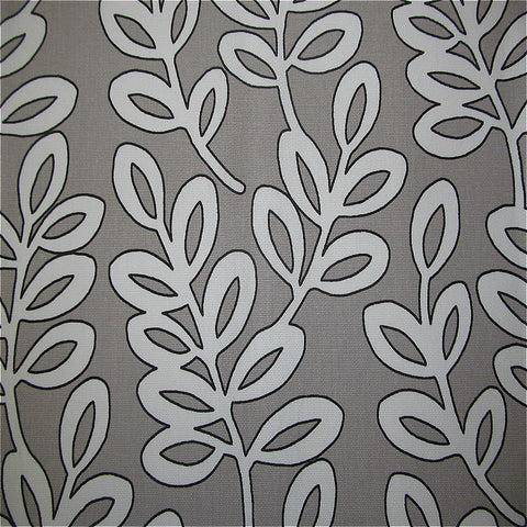 iLiv Scandinavian Leaves Curtain Fabric Latte