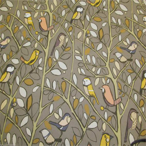 Edinburgh Weavers Tweety Bird Curtain Fabric Charcoal