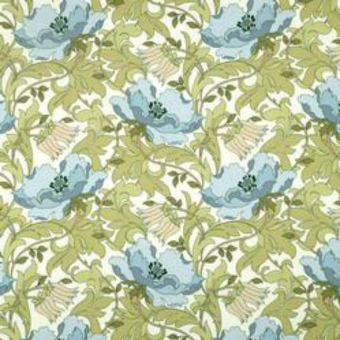 iLiv Art Deco Curtain Fabric Cornflower
