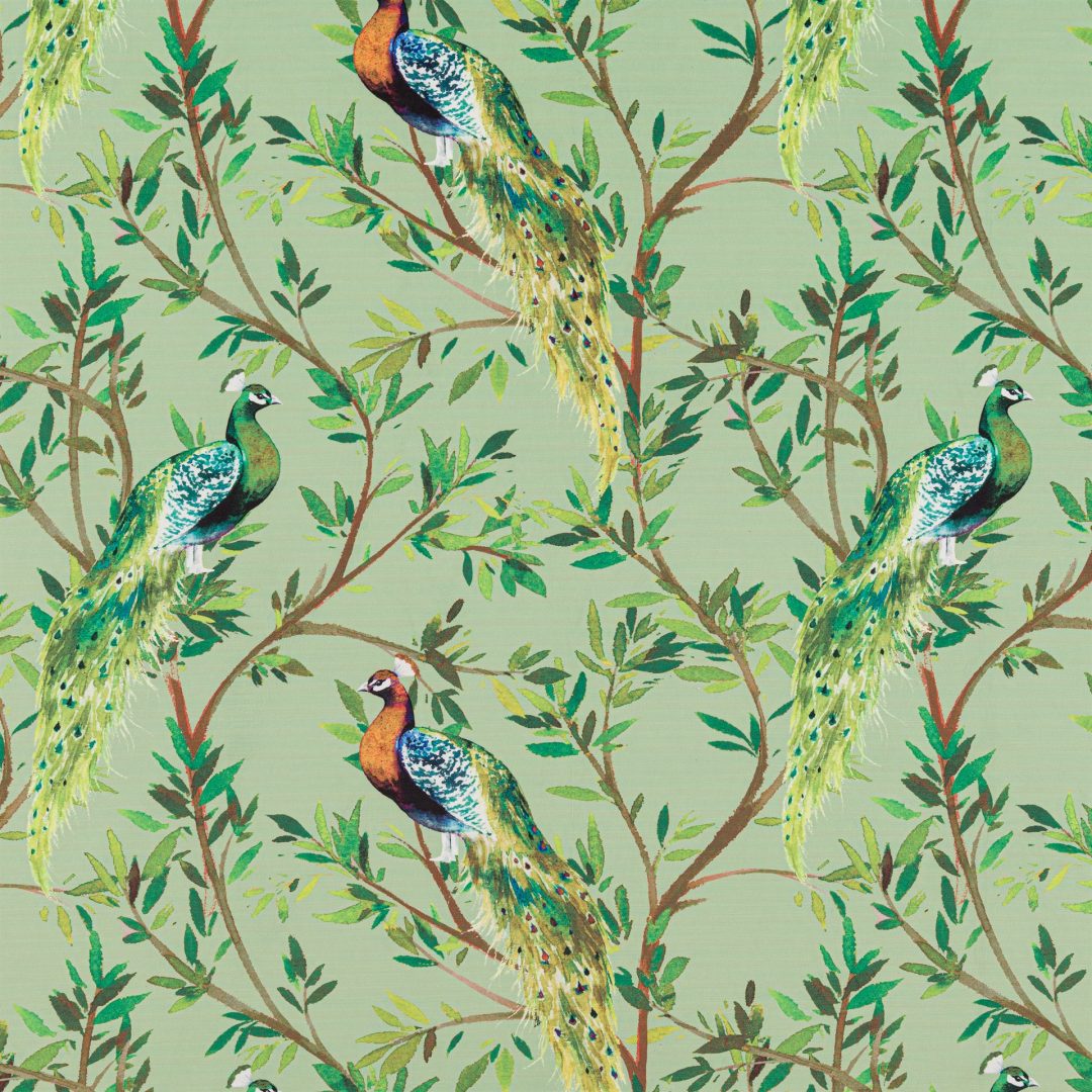 Beaumont Textiles Peacock Avocado