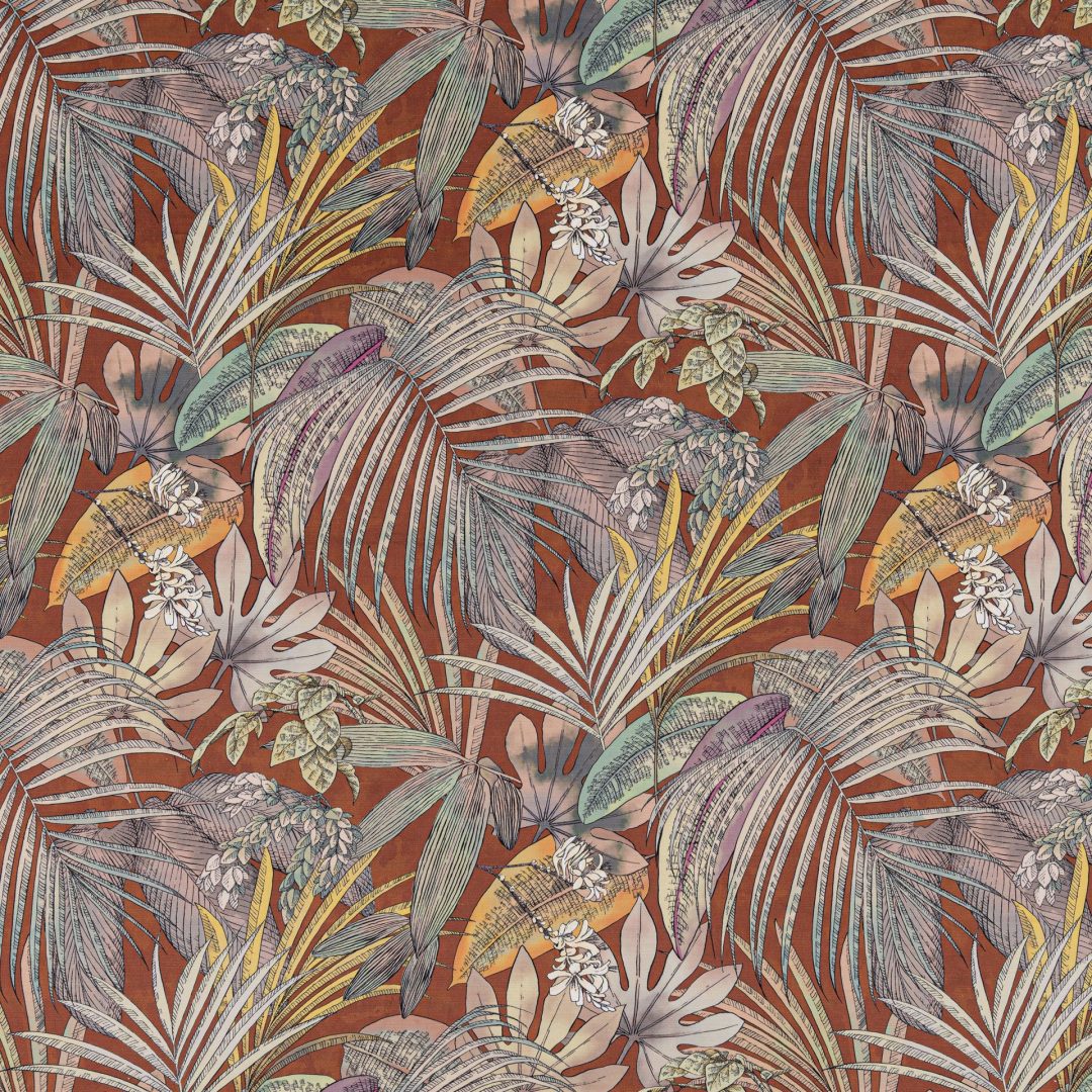 Beaumont Textiles Hutan Palm Copper