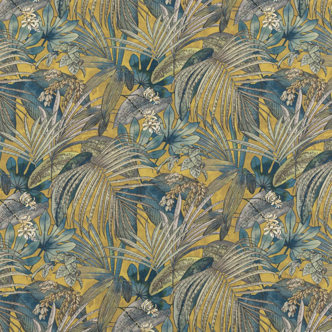 Beaumont Textiles Padang Palm Mustard