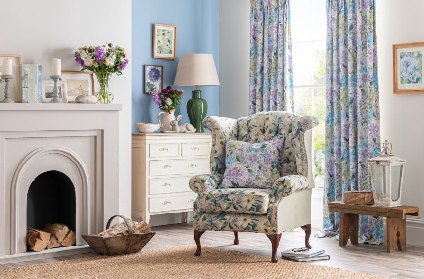 Beaumont Textiles Waterperry Periwinkle