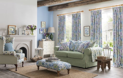 Beaumont Textiles Waterperry Periwinkle