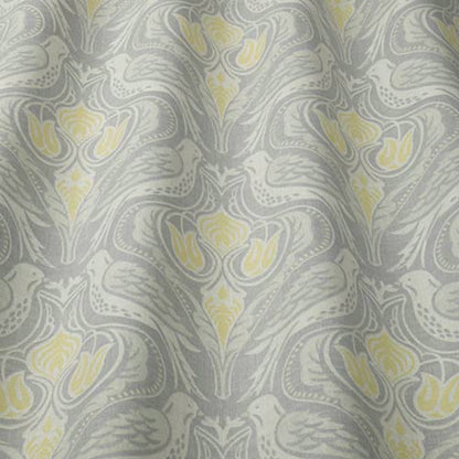 iLiv Dawn Chorus Curtain Fabric Flint