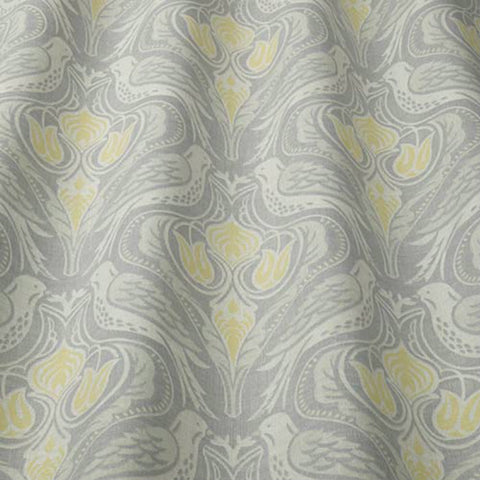 iLiv Dawn Chorus Curtain Fabric Flint