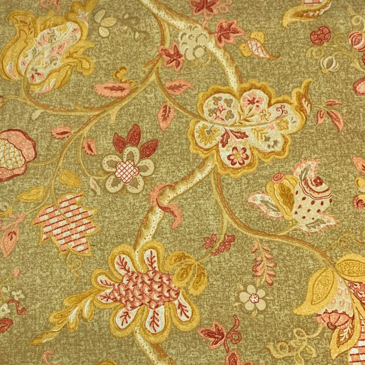 Sanderson Palampore Gold Designer Fabric