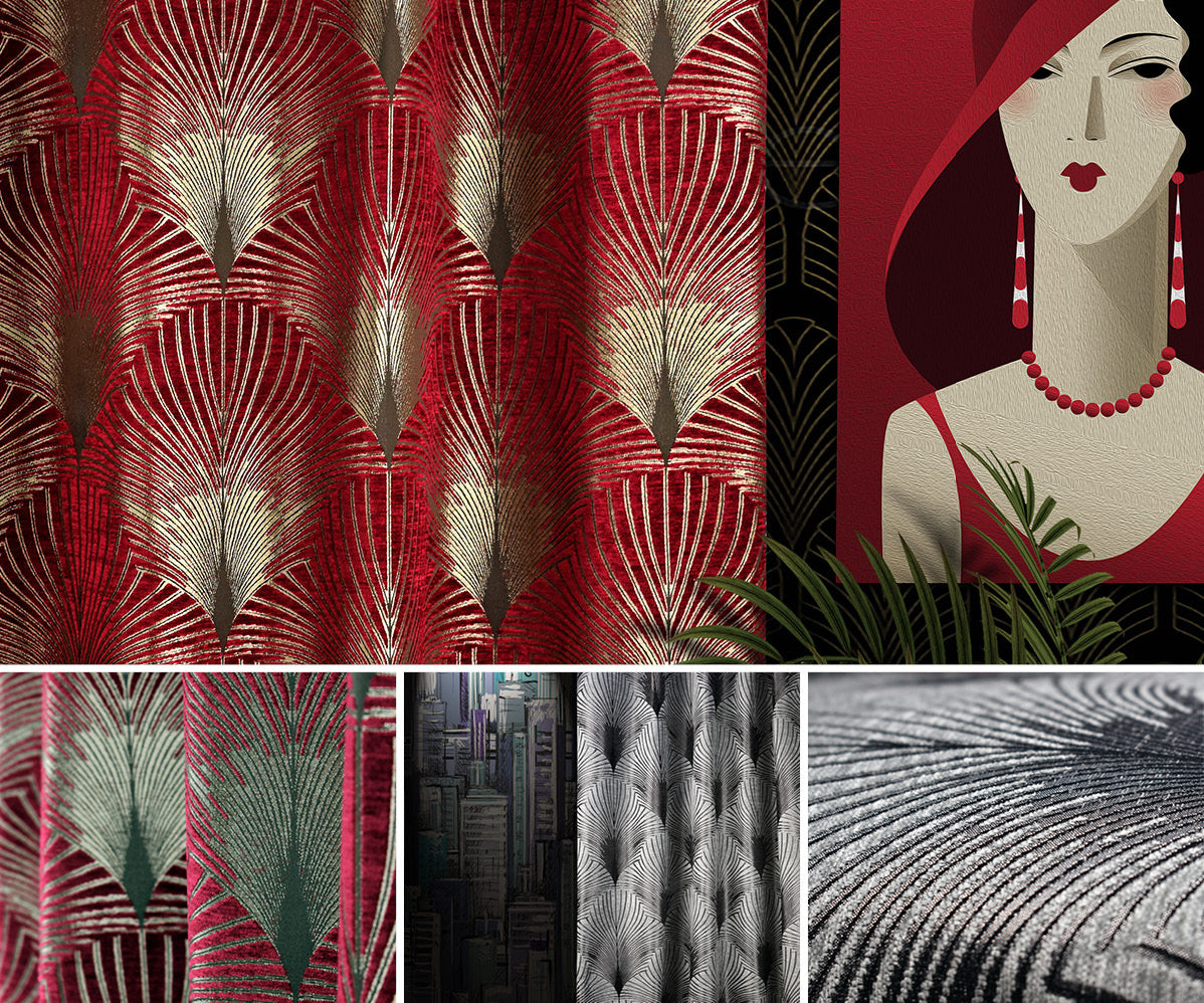 Fibre Naturelle New York Curtain Fabric Empire