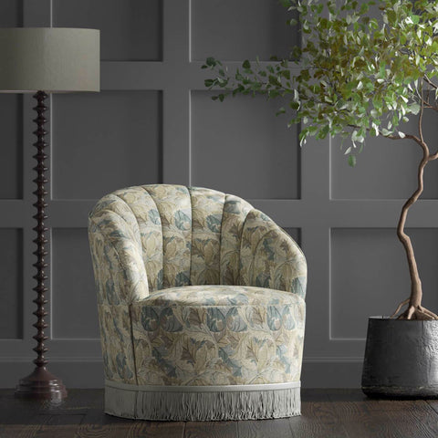 Clarke & Clarke William Morris Acanthus Slate/Dove