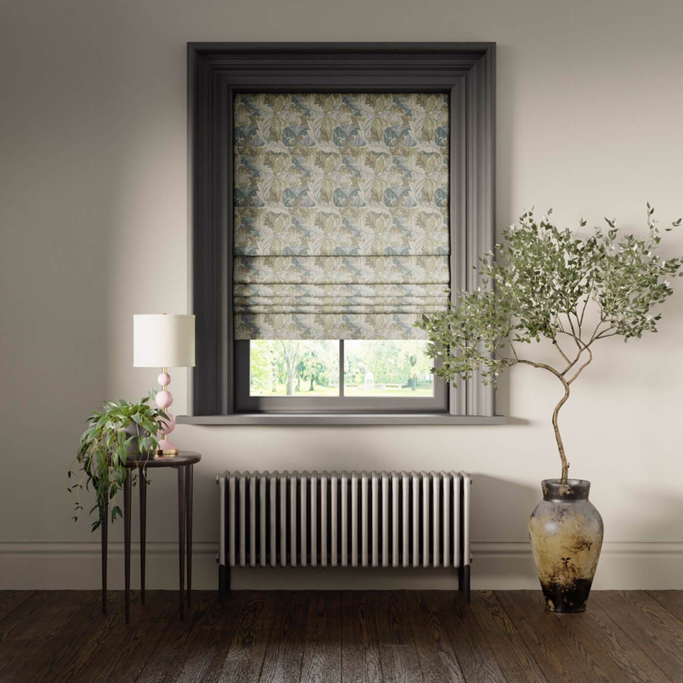 Clarke & Clarke William Morris Acanthus Slate/Dove