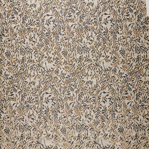Bill Beaumont Textiles Little Leaf Charcoal