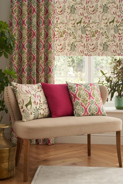 Chess Designs Arlo Olive Fuchsia