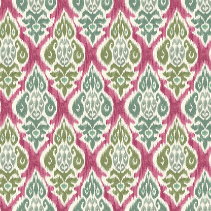 Chess Designs Arlo Olive Fuchsia