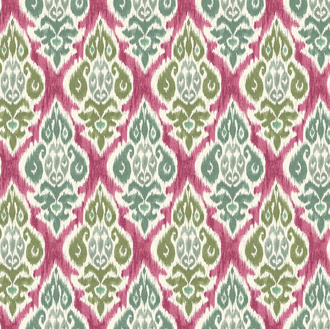 Chess Designs Arlo Olive Fuchsia