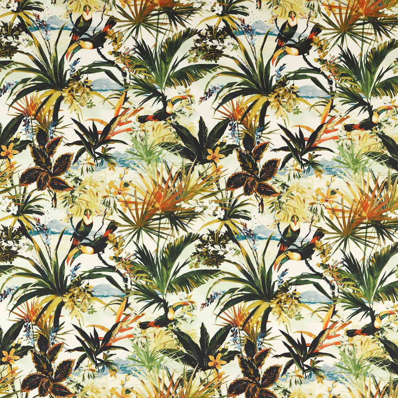 Clarke and Clarke Toucan Outdoor Antique