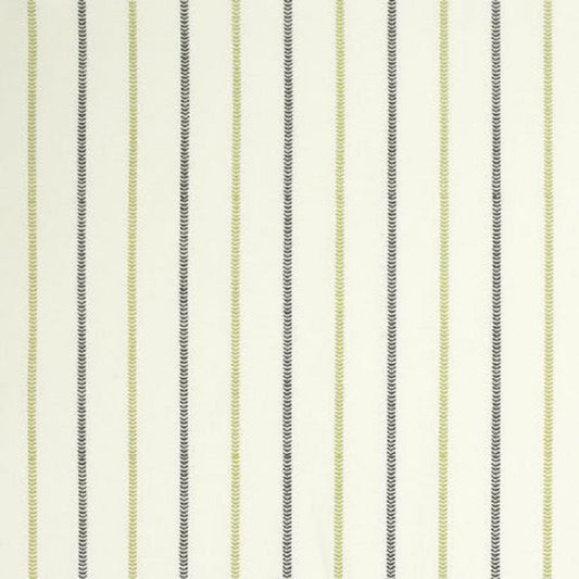 Clarke and Clarke Enya Chartreuse/Charcoal